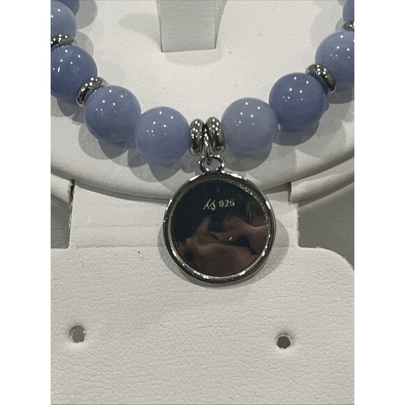 T Jazelle Sky Blue Jade Stone Bracelet  Zodiac Libra - Picture 4 of 6